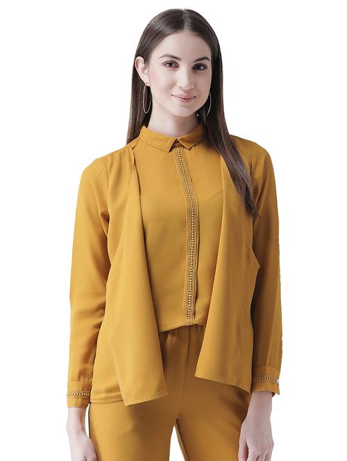 lace detail long sleeved layered top  - 16708331 - Very Small Image - 1