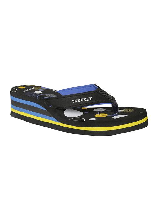 Black Toe Separator Flip Flops - 16711681 - Very Small Image - 1