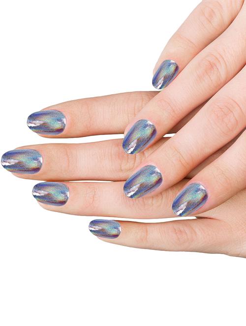 nails on board holographic press on gel nails extensions with holographic nail art -with extensions and holographic nail art - 16713159 - Very Small Image - 1