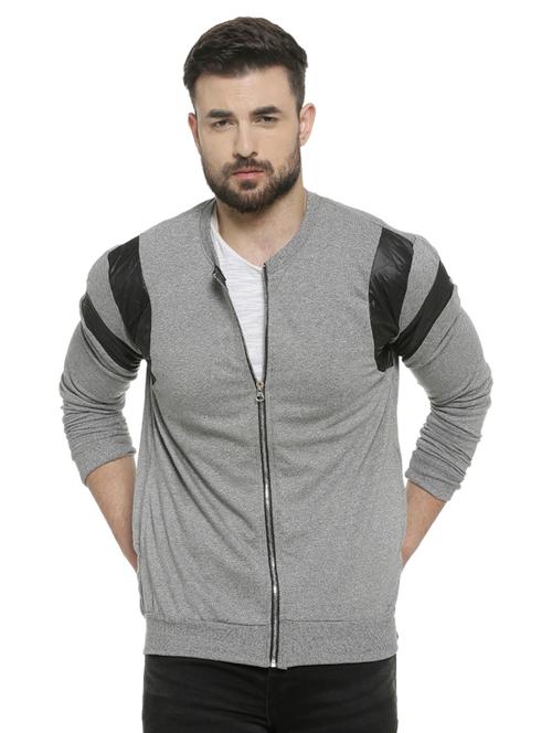 grey taped casual jacket - 16713886 - Very Small Image - 1
