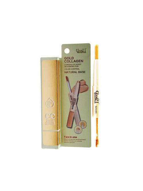 glam21 gold collagen dual concealer pen-cl1015b-03 with skin whitening cream - 16714674 - Very Small Image - 1