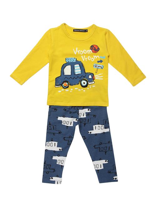 yellow cotton sleepshirts nightwear - 16715207 - Very Small Image - 1