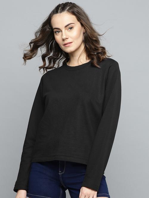 women's plain sweatshirt - 16719611 - Very Small Image - 1