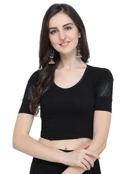 back detailed solid blouse - 16719658 - Very Small Image - 1