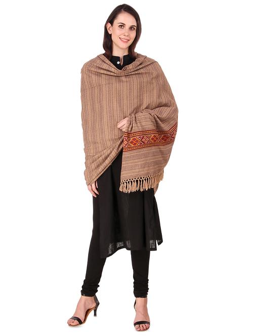 women's stripes shawl - 16725922 - Very Small Image - 1