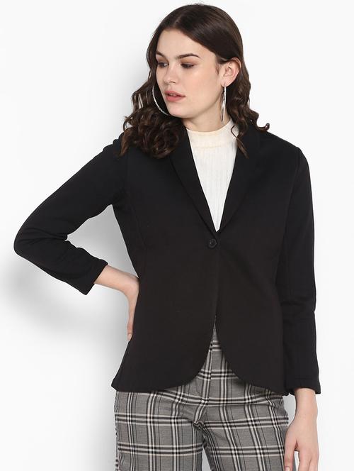 lapel neck long sleeved jacket  - 16729224 - Very Small Image - 1