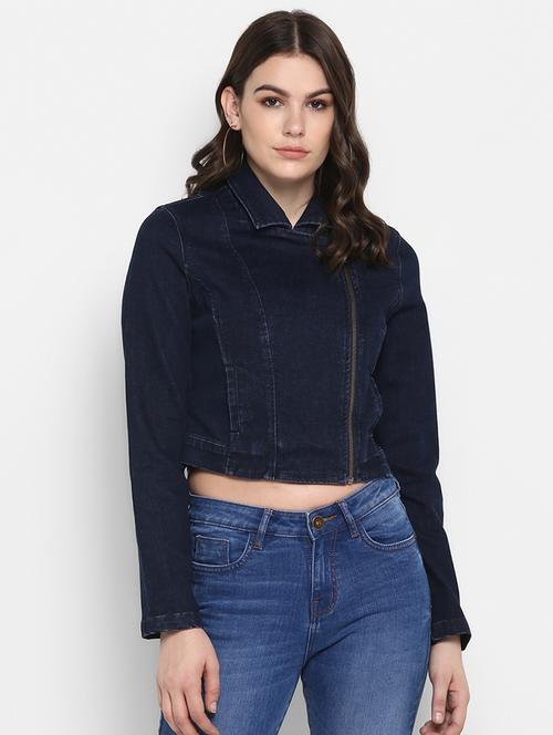 long sleeved denim jacket - 16734560 - Very Small Image - 1