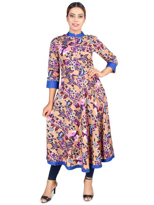 women's flared kurta - 16736285 - Very Small Image - 1