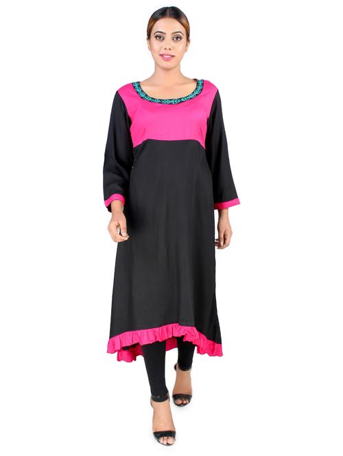 women's high-low kurta - 16736290 - Very Small Image - 1