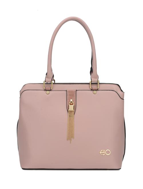 pink leatherette (pu) handbag - 16737984 - Very Small Image - 1
