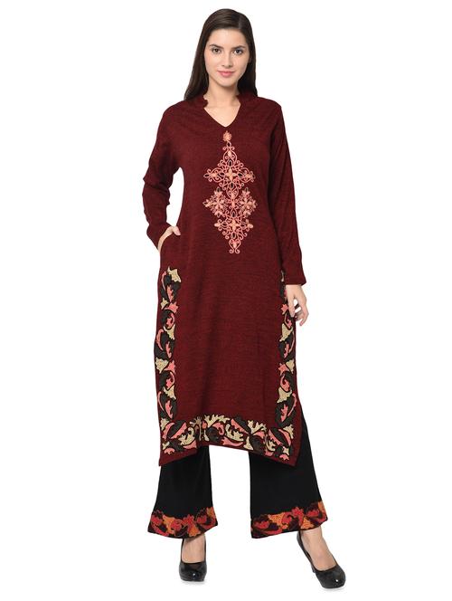 embroidered woolen set - 16738297 - Very Small Image - 1