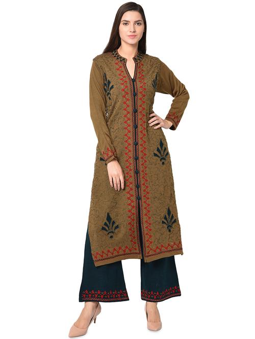 embroidered woolen set - 16738344 - Very Small Image - 1