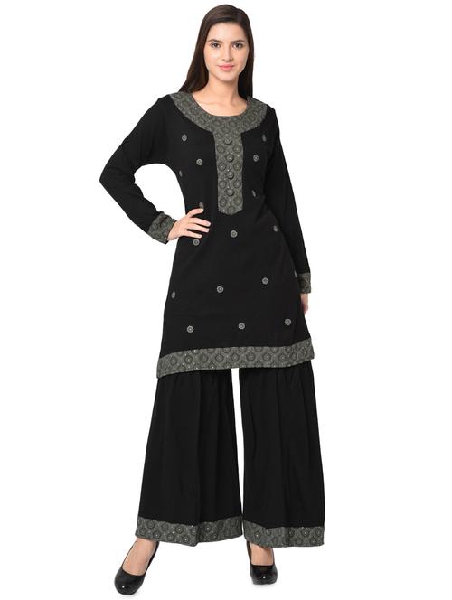 embroidered woolen set - 16738351 - Very Small Image - 1