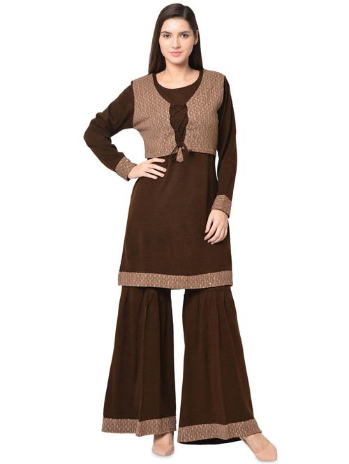 embroidered woolen set - 16738357 - Very Small Image - 1