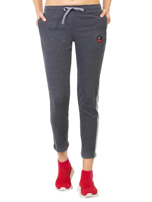 grey cotton blend track pant - 16738986 - Very Small Image - 1