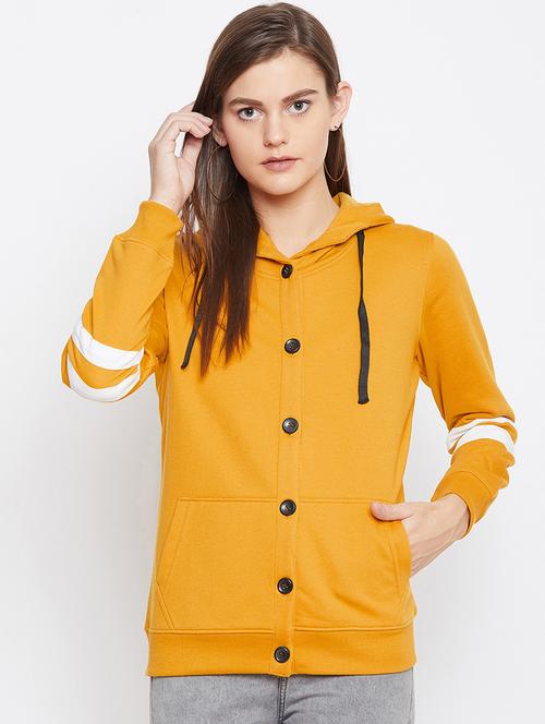 contrast detail hooded jacket  - 16739304 - Very Small Image - 1