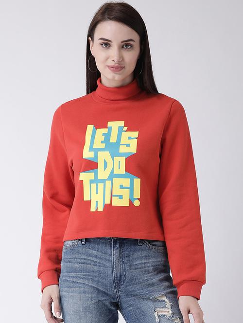 turtle neck quirky text sweatshirt - 16739707 - Very Small Image - 1
