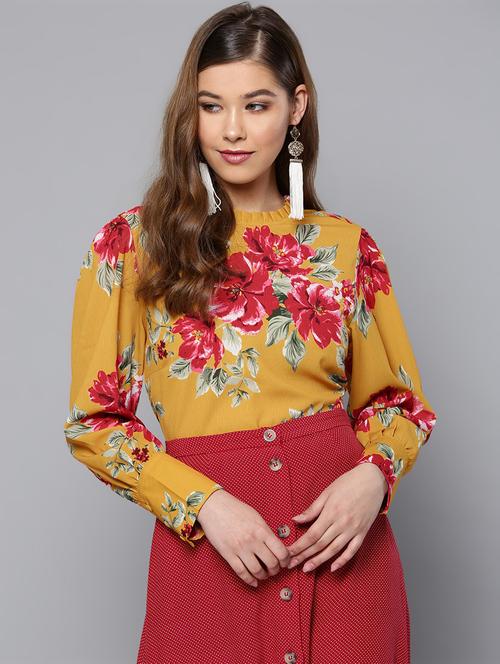 women's straight mock neck top - 16740441 - Very Small Image - 1