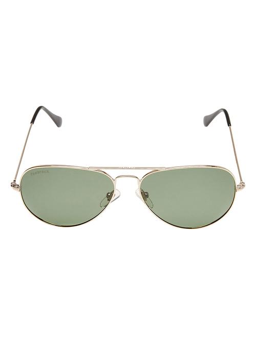 fastrack polarized aviator men's sunglasses - (m165gr8p|57|green color) - 16740542 - Very Small Image - 1