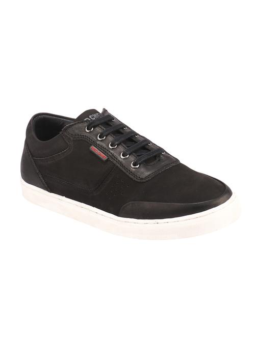 black leather lace up sneakers - 16741363 - Very Small Image - 1