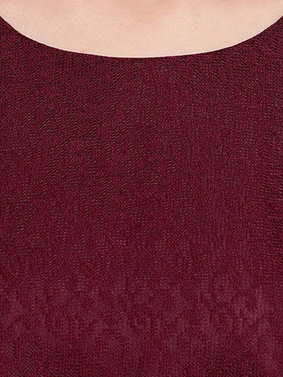 women's straight boat neck top - 16741942 - Zoom Image - 4