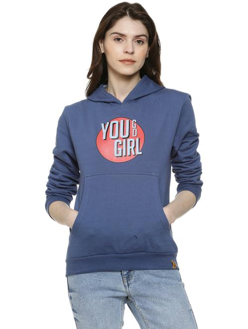 women's chest print sweatshirt - 16741995 - Very Small Image - 1