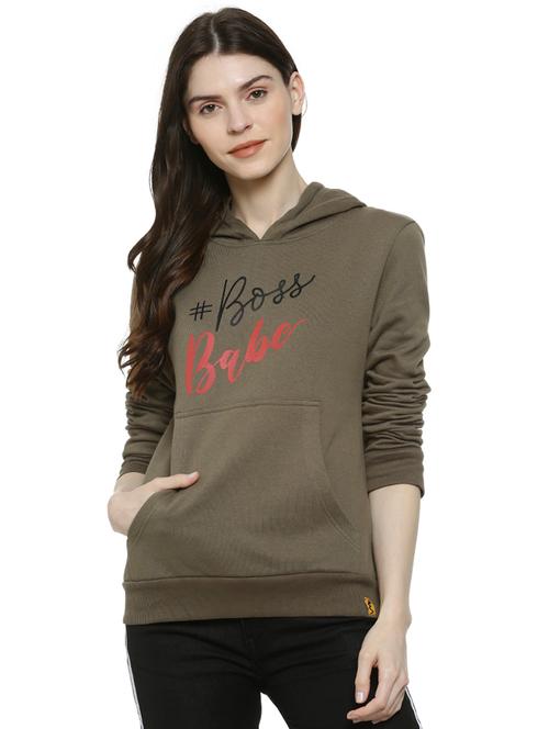 women's chest print sweatshirt - 16742005 - Very Small Image - 1