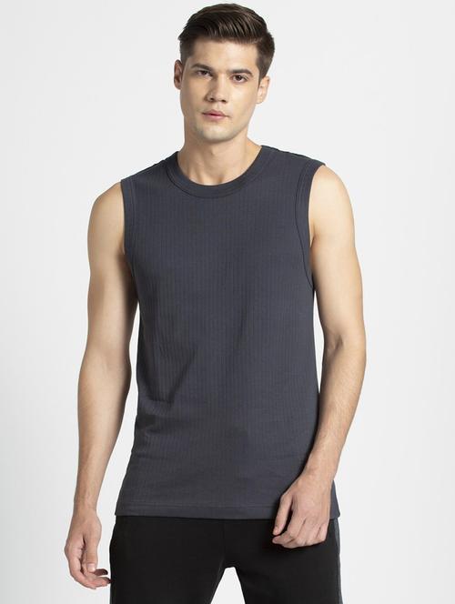 grey solid vest - 16742913 - Very Small Image - 1