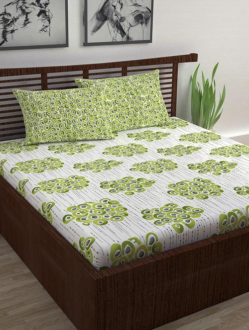 cotton double bedsheet with 2 pillow cover  - 16745987 - Very Small Image - 1