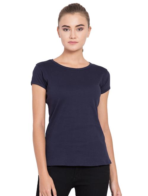 crew neck solid tee - 16746363 - Very Small Image - 1