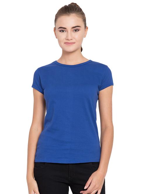 crew neck solid tee - 16746365 - Very Small Image - 1