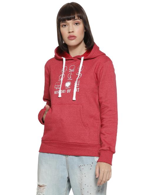 women's chest print sweatshirt - 16746451 - Very Small Image - 1