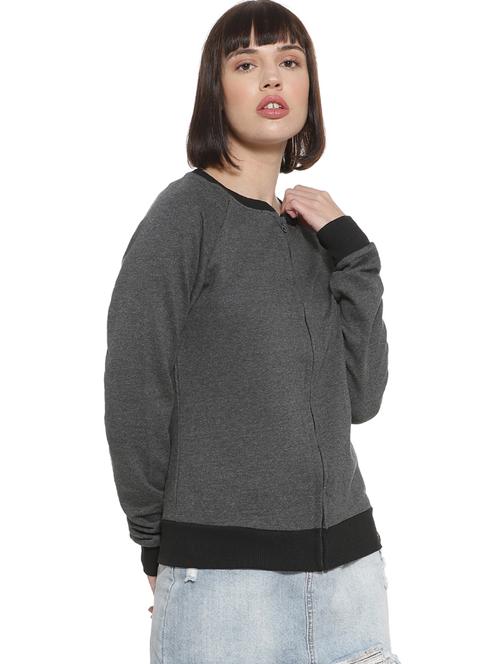 raglan sleeved solid jacket - 16746466 - Very Small Image - 1