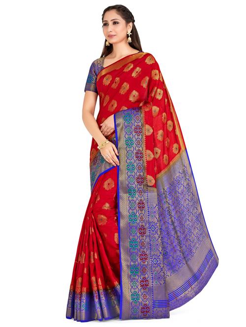 self design paithani silk saree - 16750481 - Very Small Image - 1