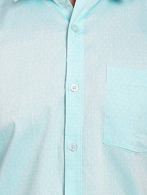 mens self design casual shirt - 16753446 - Standard Image - 4