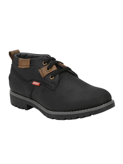 black leatherette low ankle boots - 16753889 - Very Small Image - 1