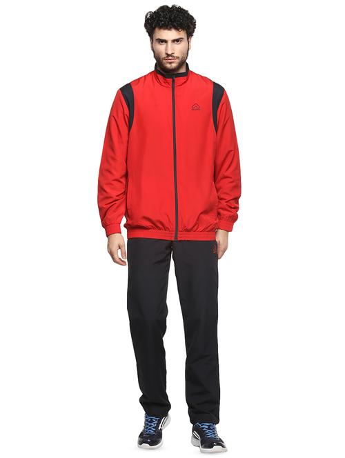 red color block track suit - 16754515 - Very Small Image - 1