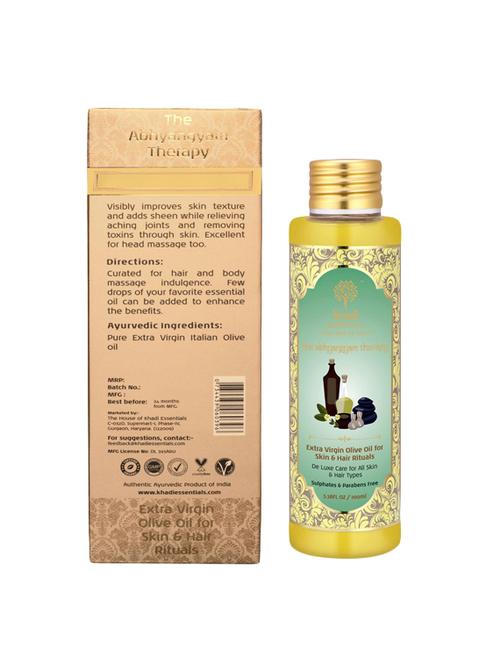 the abhyangam therapy extra virgin olive oil for skin & hair rituals - 16755979 - Very Small Image - 1