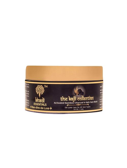 the kajli collection activated bamboo charcoal & oats face mask - 16756075 - Very Small Image - 1