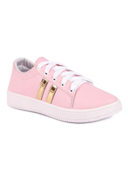 pink lace-up sneakers - 16757102 - Very Small Image - 1