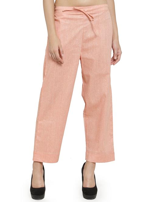 women solids ankle length tailored pants - 16757185 - Very Small Image - 1