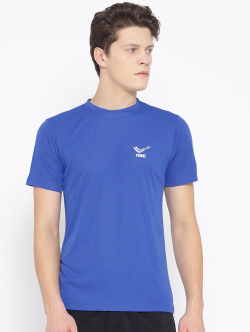 blue solid t-shirt - 16759644 - Very Small Image - 1