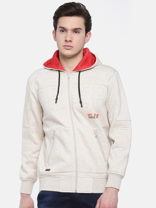 beige solid sweatshirt - 16760329 - Very Small Image - 1