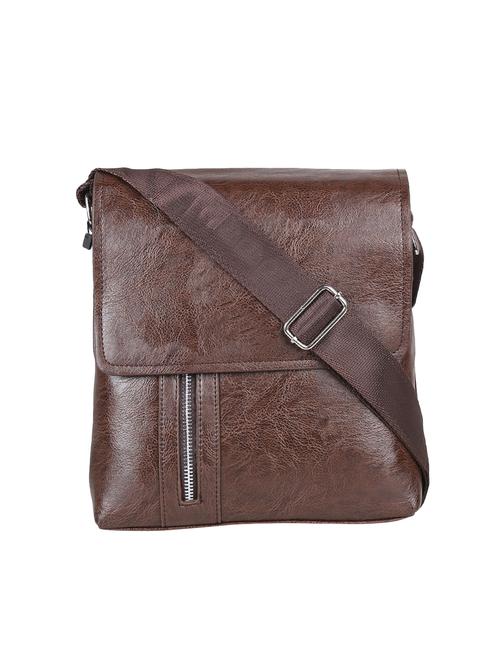 brown leather messengerbag - 16762951 - Very Small Image - 1