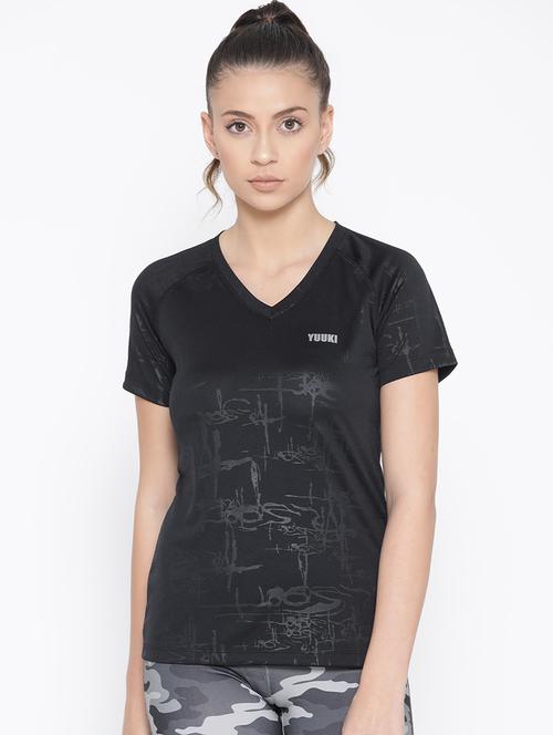 v neck short sleeved tee - 16763034 - Very Small Image - 1