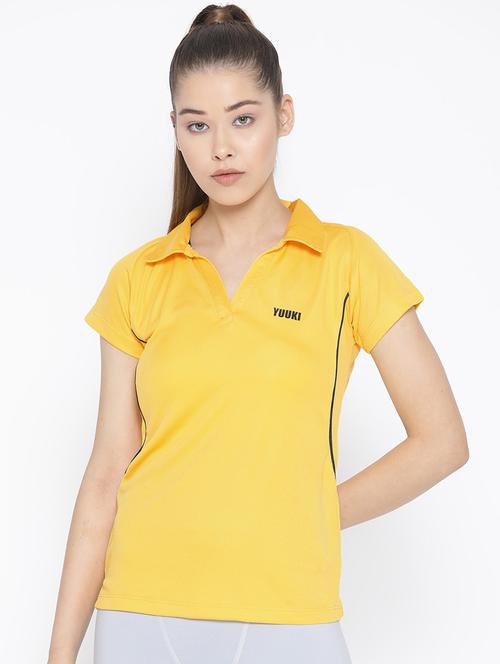 women's plain polo neck t-shirt - 16763035 - Very Small Image - 1