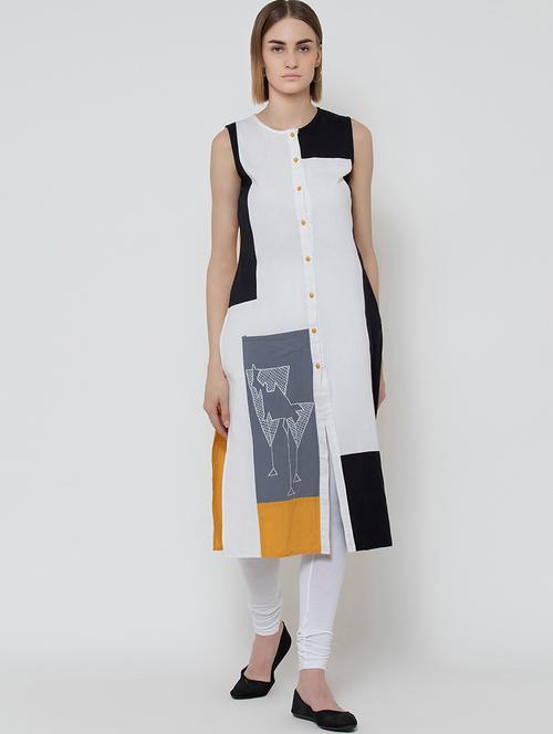 women's straight kurta - 16764437 - Very Small Image - 1