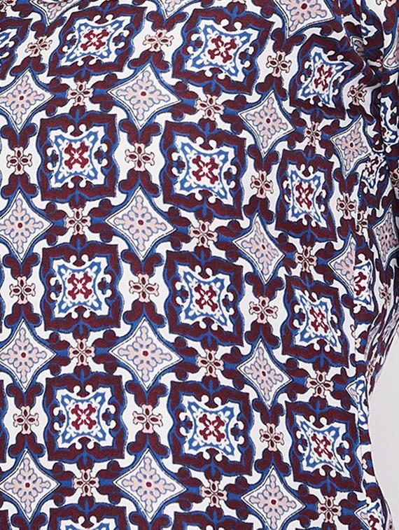 multi colored printed a-line tunic - 16764457 - Zoom Image - 4