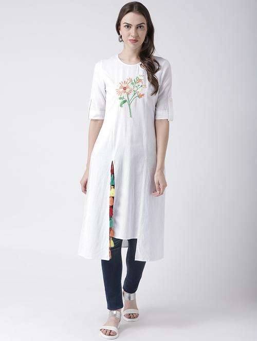 women's asymmetric kurta - 16764470 - Very Small Image - 1