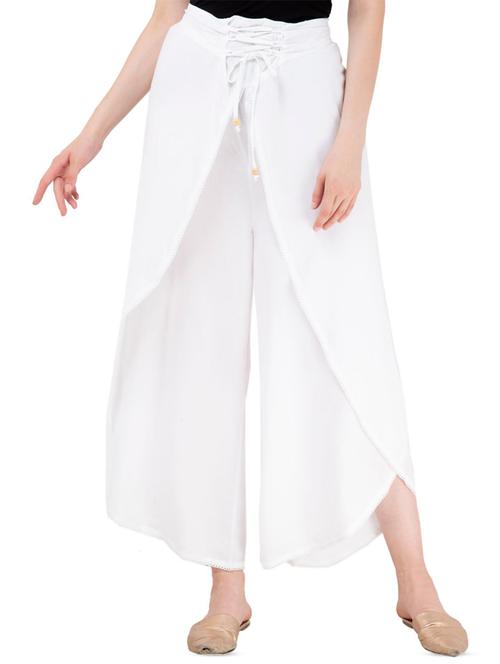 high rise wrap trouser - 16764664 - Very Small Image - 1